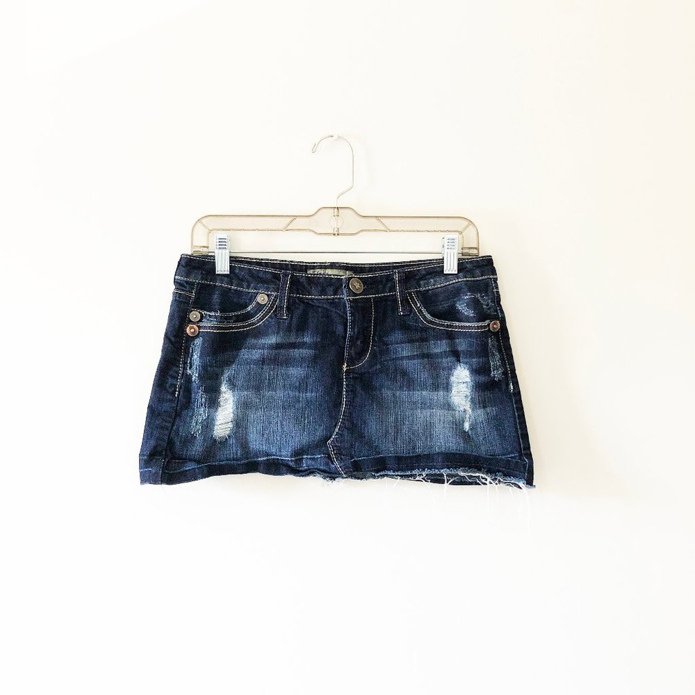 Denim Mini Skirt